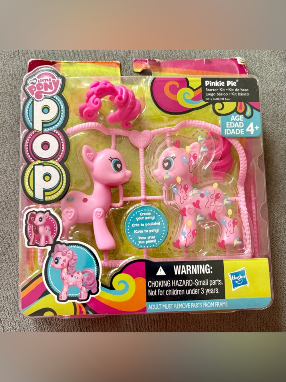My Little Pony POP Kit Pinkie Pie Hasbro Age 4+ Friendship is Magic Sealed New